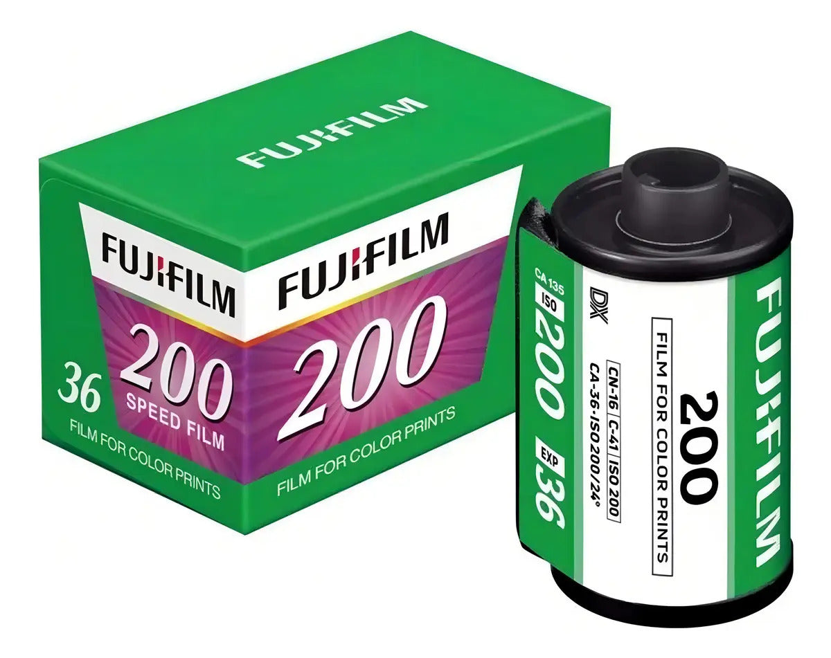 FUJIFILM 200 Color Negative Film 35mm ISO 200 – Película 36 exposiciones