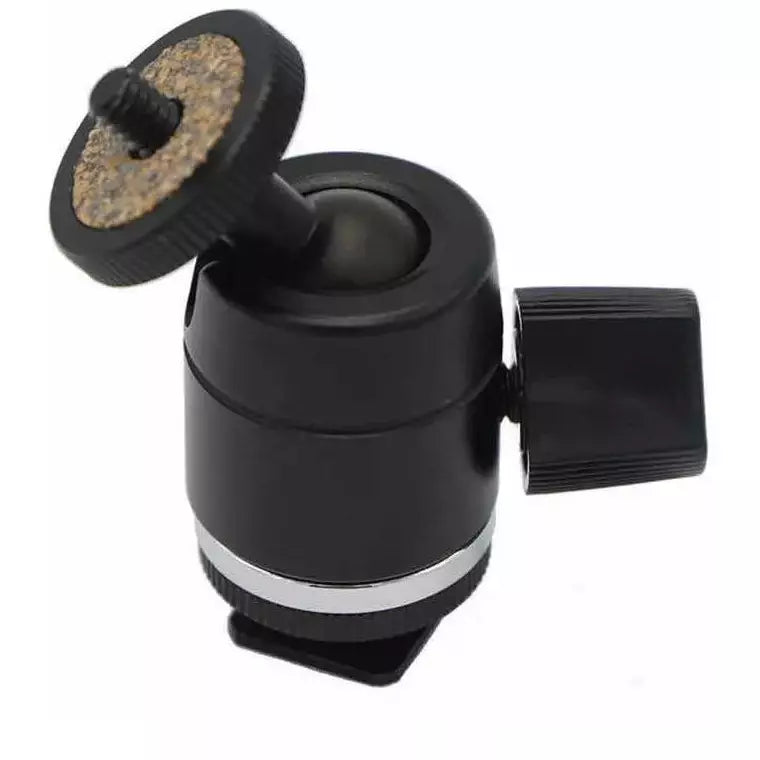 Rótula Metálica De Bola Zapata Rosca 1/4 3/8 Trípode