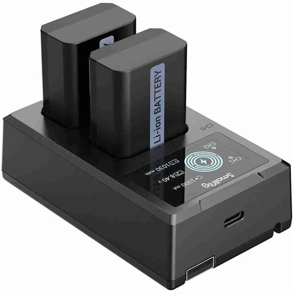 Kit de baterías dual Smallring NP-FW50