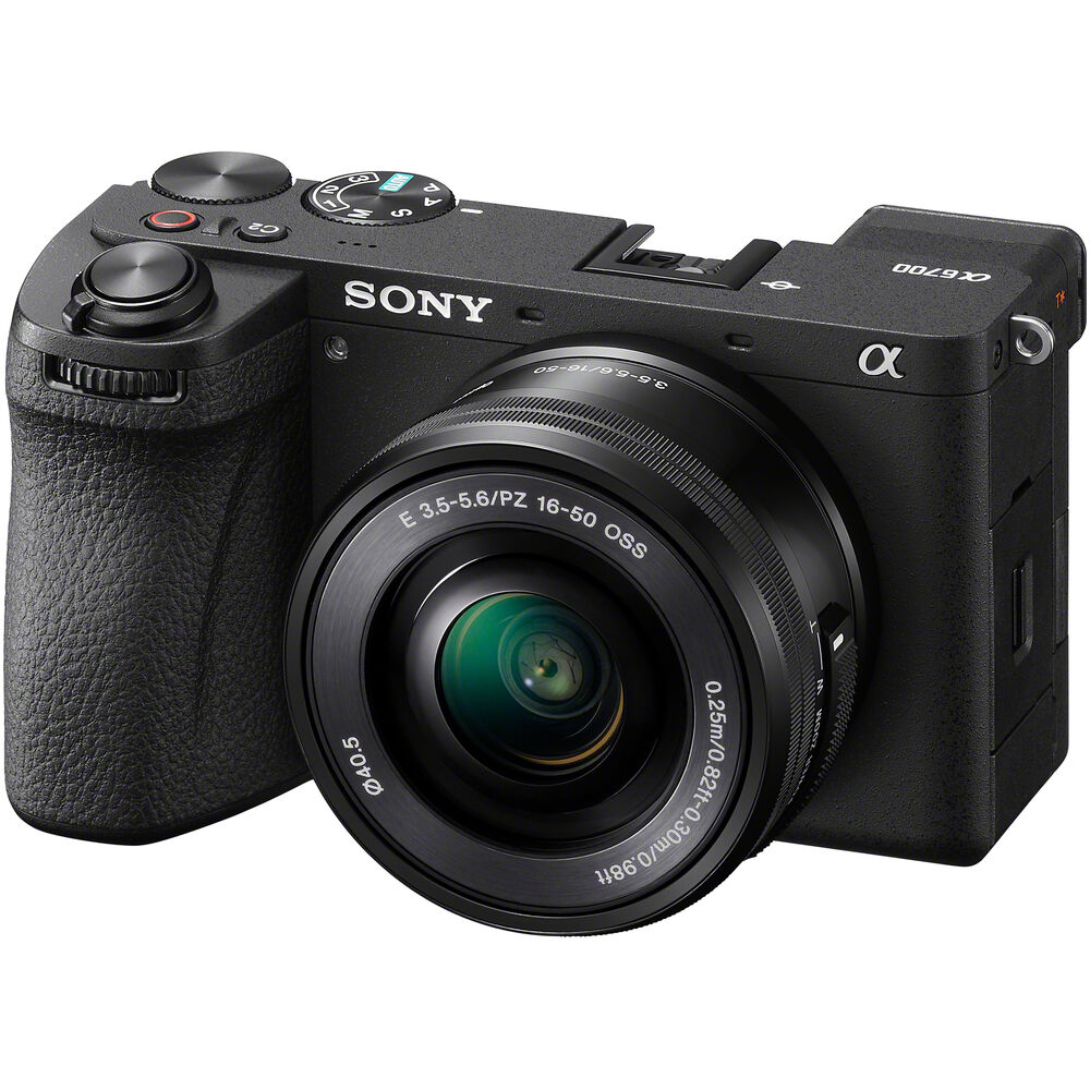 Cámara Sony A6700 con lente 16-50mm