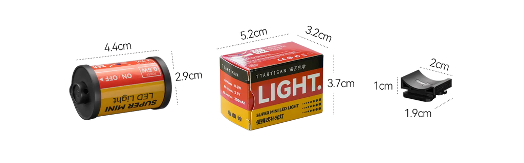 Mini Luz Led Bicolor Recargable 0.5W Ttiartisan Led Light