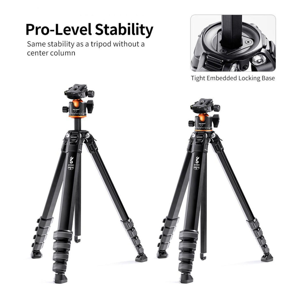 Trípode K&f Concept Compacto De Aluminio Kf09.105 v1