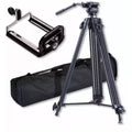 Trípode Profesional Cabezal Fluido Wf 777 + Soporte Celular
