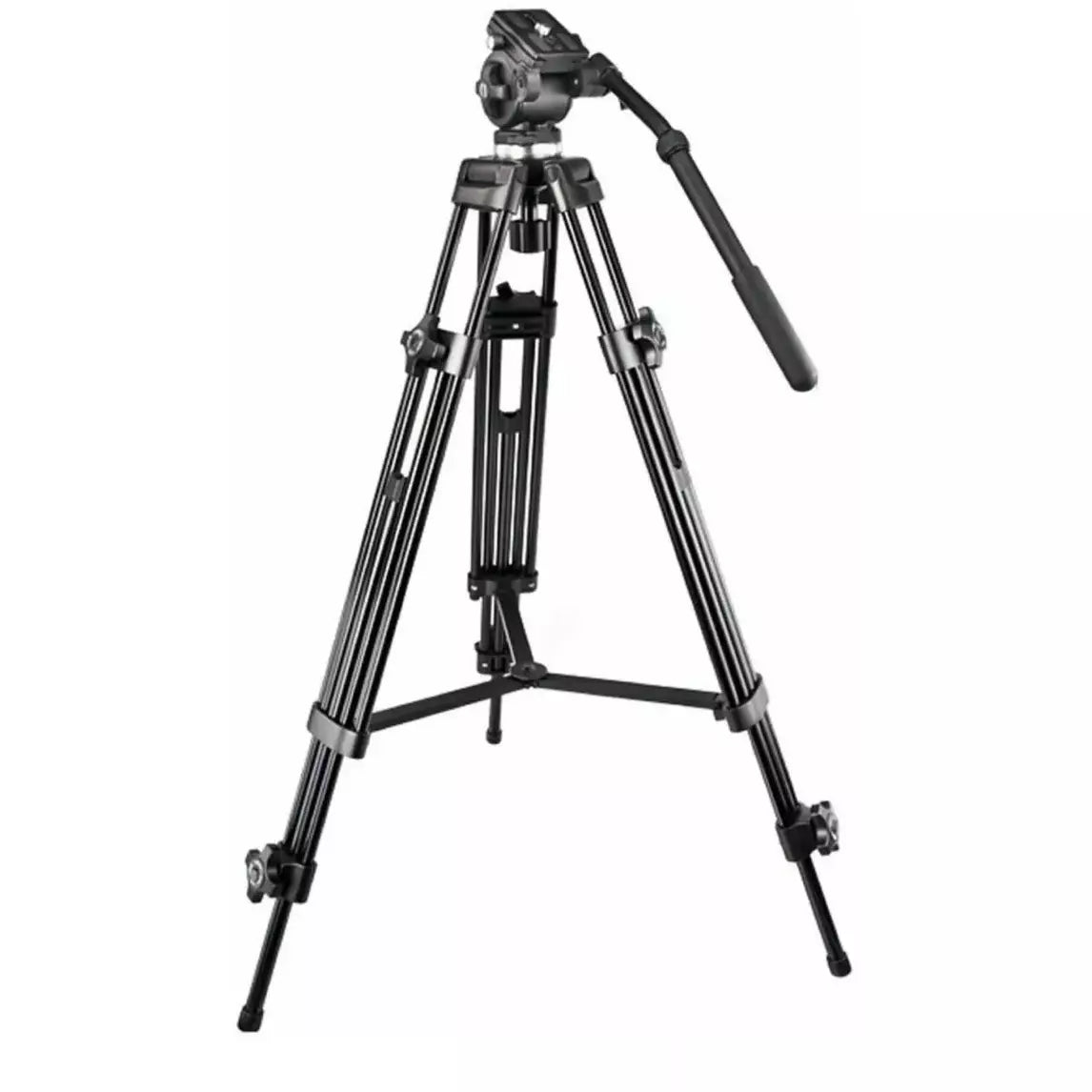 Trípode Profesional Cabezal Fluido Wf 777 + Soporte Celular