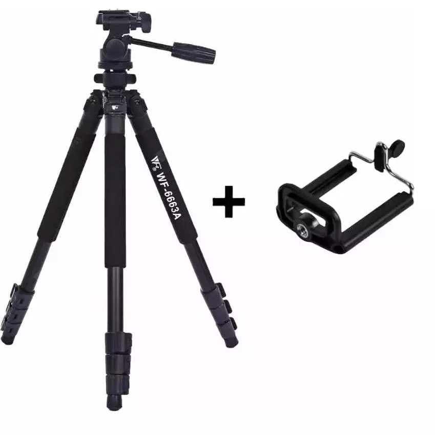 Tripode Profesional Cabezal Fluido Weifeng WF 6663A
