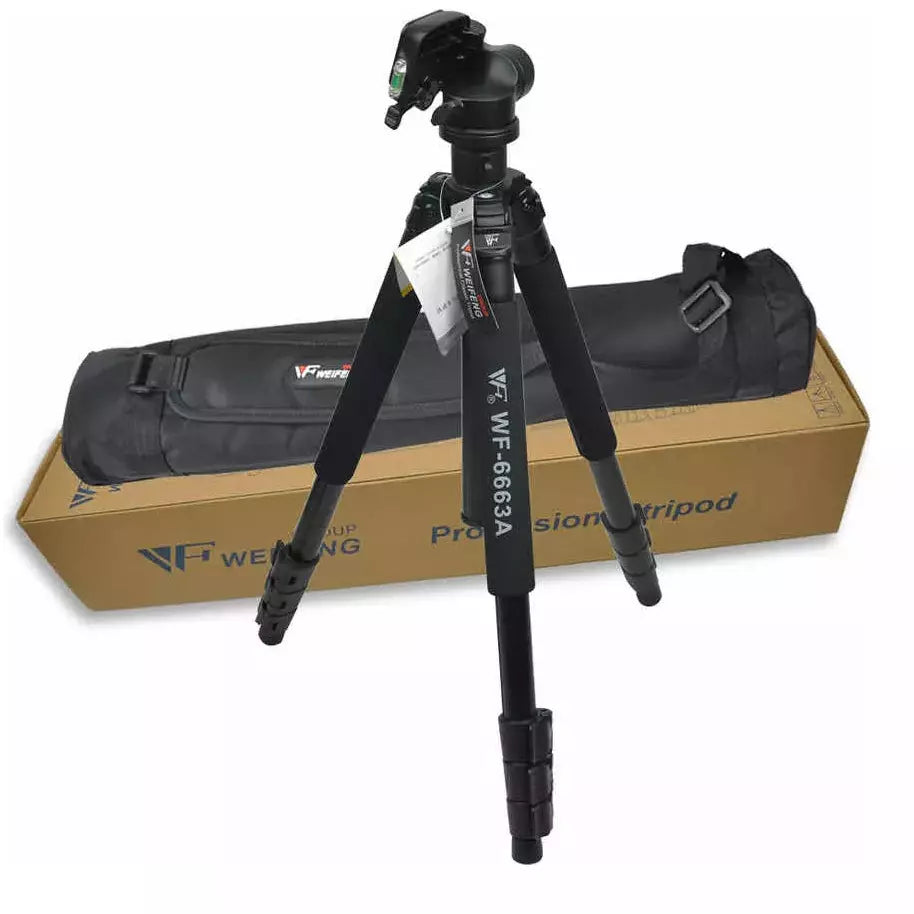 Tripode Profesional Cabezal Fluido Weifeng WF 6663A