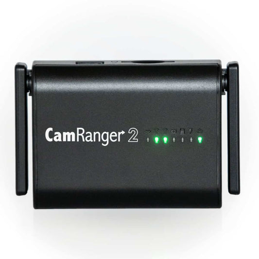 CamRanger 2 – Control inalámbrico avanzado y tethering profesional + KIT 2 baterías y cargador doble