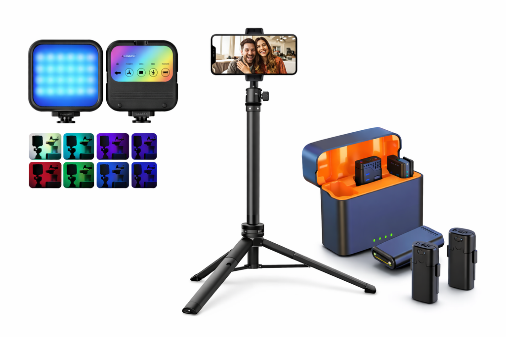 Kit De Iluminacion,Audio Y Soporte Para Creadores