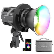 Luz Led COLBOR CL60R RGB Tecnología COB 80w