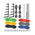 Kit De Soporte Y Rodillos De Pared Para Fondos 6 Puestos