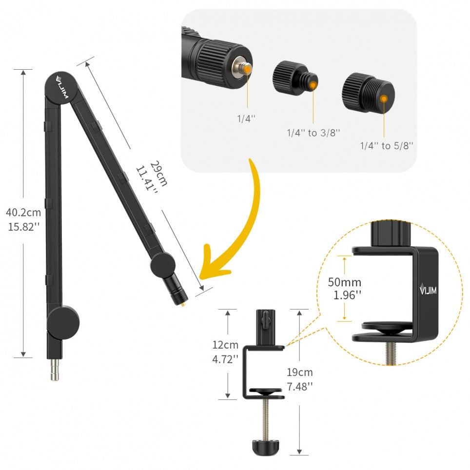 Brazo Articulado Multifuncional de Mesa LS25 Ulanzi