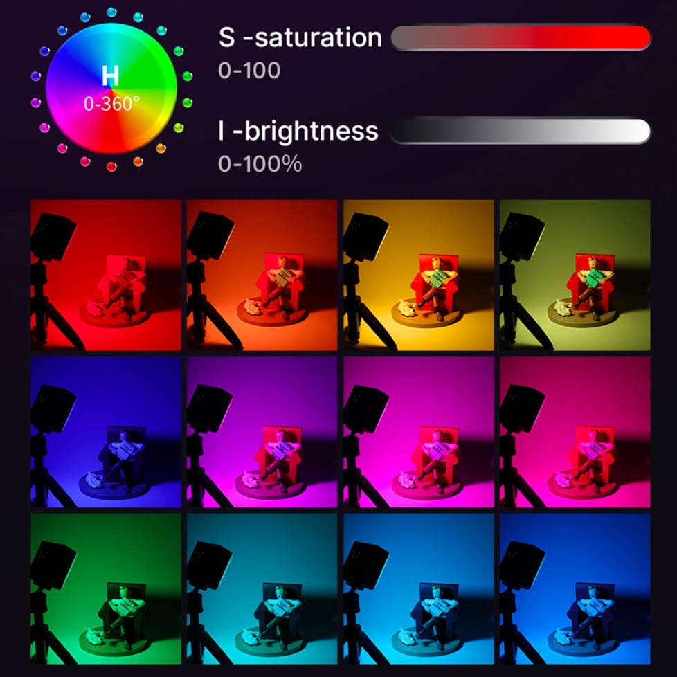 Lampara Led VL49 Rgb Pro 5W Ulanzi LT001