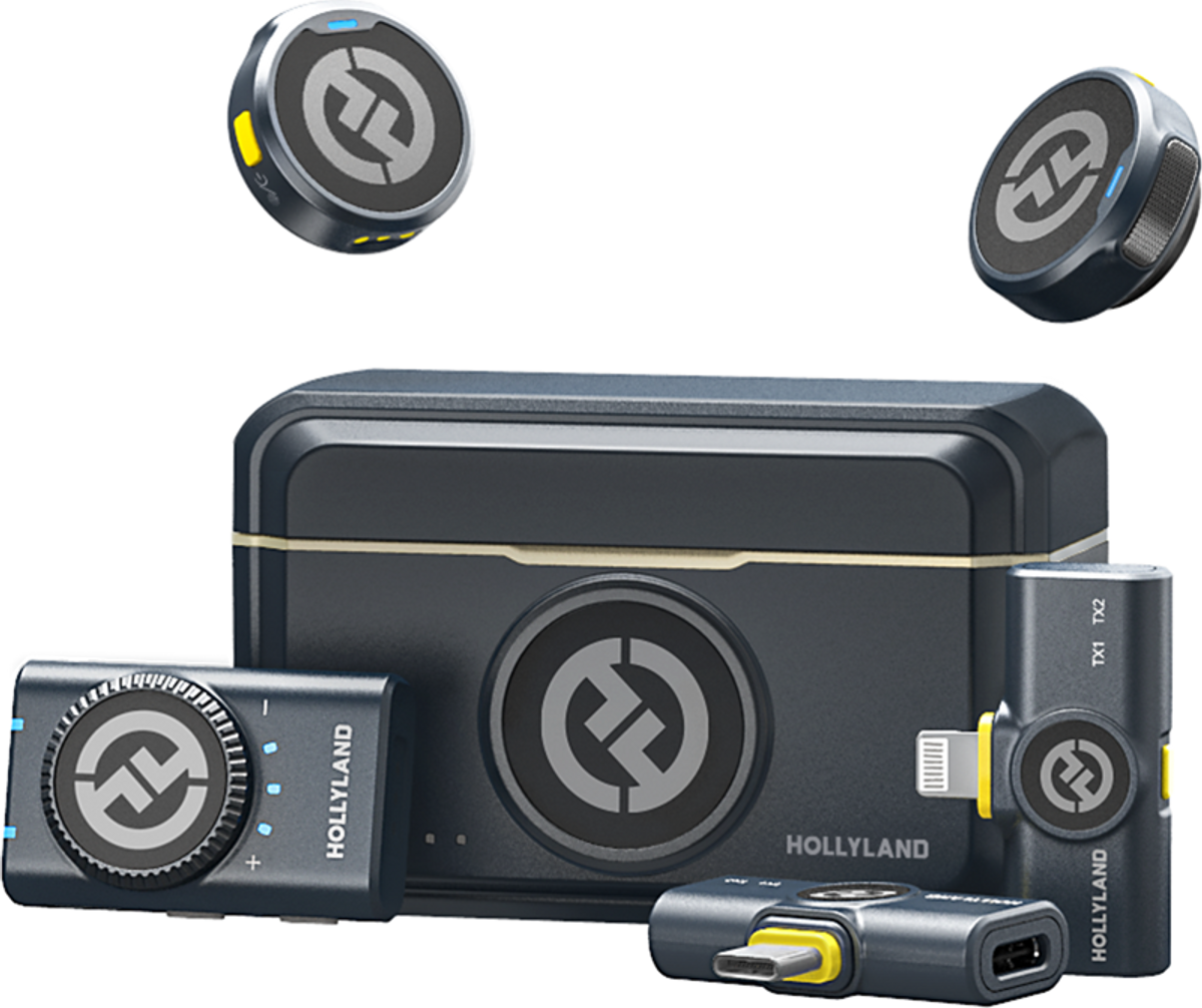 Hollyland Lark M2 - Micrófono inalámbrico Lavalier